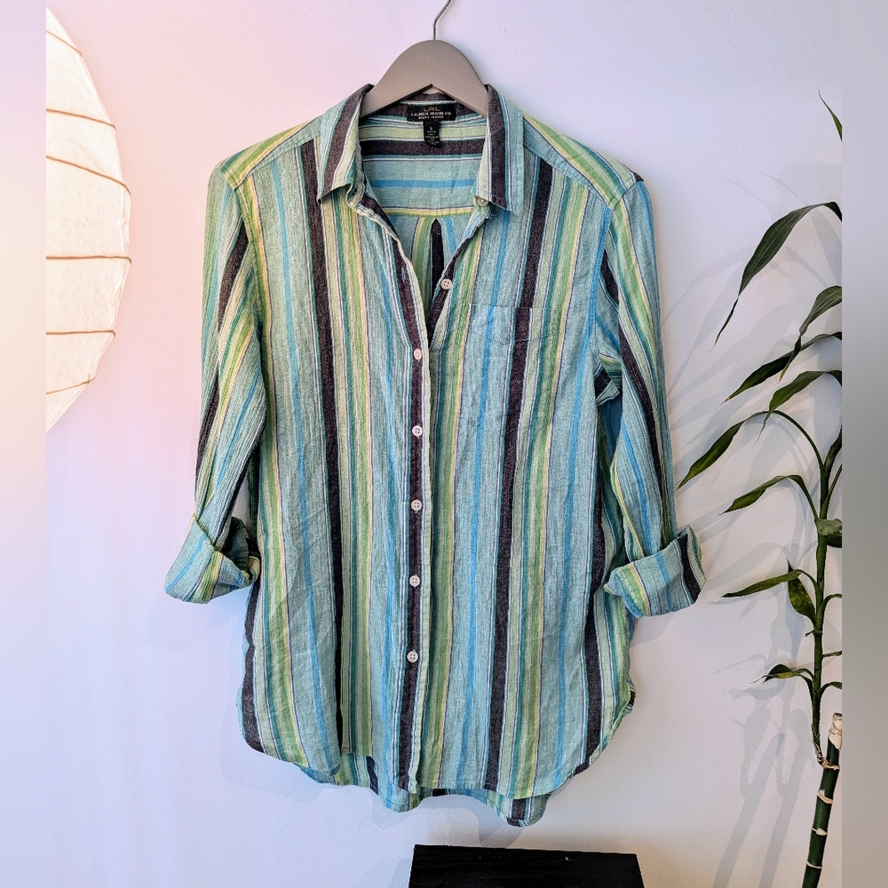 Vintage Colourful Ralph Lauren Button Down Shirt